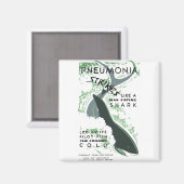 Aimant Grèves de pneumonie (Recto/Verso)