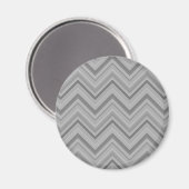 Aimant Grey stripes zigzag (Recto/Verso)