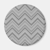 Aimant Grey stripes zigzag (Devant)