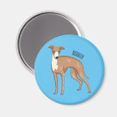 Aimant Greyhound dog (Recto/Verso)