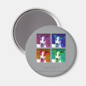 Aimant Greyhound Hommage à (Recto/Verso)