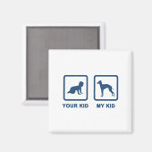 Aimant Greyhound italien (Recto/Verso)