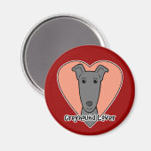 Aimant Greyhound Lover (Recto/Verso)