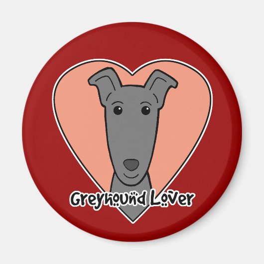 Aimant Greyhound Lover (Devant)