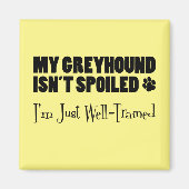 Aimant Greyhound n'est pas mal Je suis juste bien formé (Devant)