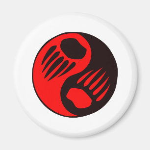 Aimant Griffe d'ours Yin Yang