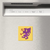 Aimant Griffin Rampant Purpure (In Situ (Lave-vaisselle))
