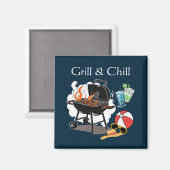 Aimant Grill & Chill (Recto/Verso)