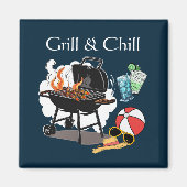 Aimant Grill & Chill (Devant)