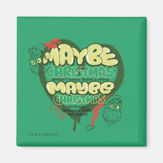 Aimant Grille | Citation de Noël (Devant)