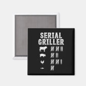 Aimant Griller série Funny Grill Grill Bbq Master Fun (Recto/Verso)