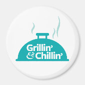Aimant Grillin' & Chillin' (Devant)