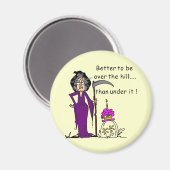 Aimant Grim Reaper Humour d'anniversaire (Recto/Verso)