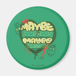 Aimant Grinch Citation de Noël