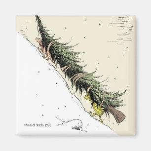 Aimant Grinch et Max rapportent le sapin de Noël