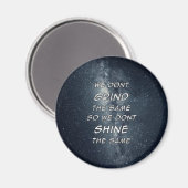 Aimant Grind & Shine Stars Inspiration Motivationnelle (Recto/Verso)