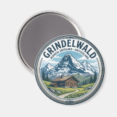 Aimant GRINDELWALD Suisse (Recto/Verso)