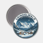 Aimant GRINDELWALD Suisse (Recto/Verso)