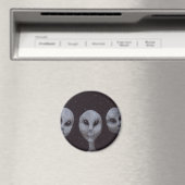 Aimant Gris Alien (In Situ (Lave-vaisselle))