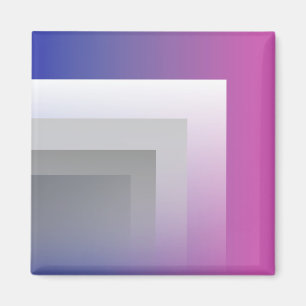 Aimant gris bleu Fuchsia