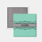 Aimant gris déco (Recto/Verso)