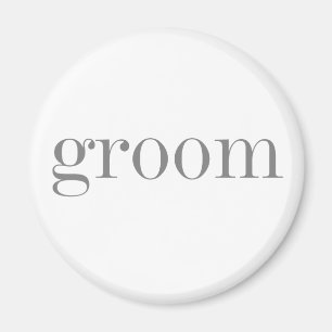 Aimant Gris Texte