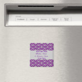 Aimant gris violet enregistrer la date (In Situ (Lave-vaisselle))