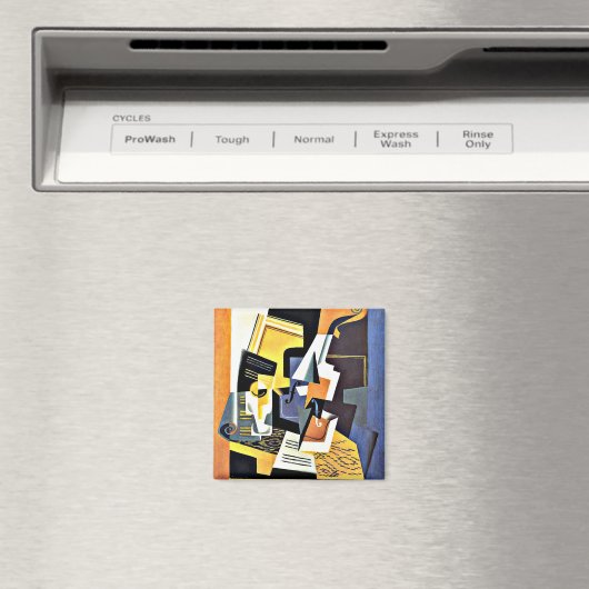 Aimant Gris - Violon et verre (In Situ (Lave-vaisselle))