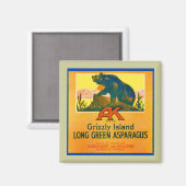 Aimant Grizzly Bear (Recto/Verso)