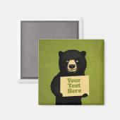 Aimant Grizzly Bear (Recto/Verso)
