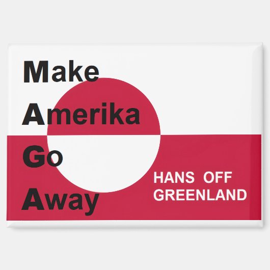 Aimant Groenland indépendant (Recto)