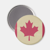 Aimant gronder le drapeau canadien (Recto/Verso)