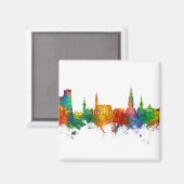 Aimant Groningen The Pays-Bas Skyline (Recto/Verso)