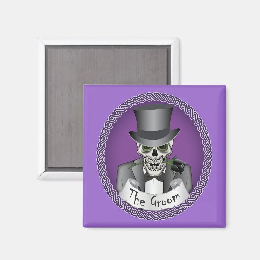 Aimant Groom Crâne pourpre (Recto/Verso)