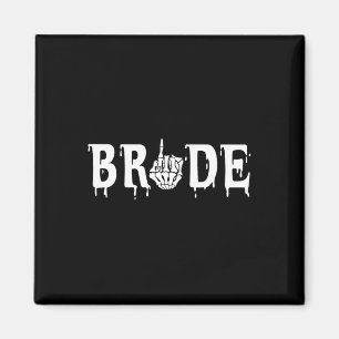Aimant Groom Skeleton main Halloween Mariage Bachelorette