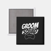 Aimant Groom Squad Party dit Bachelor Mariage (Recto/Verso)