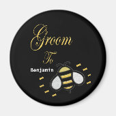 Aimant Groom To Be Bachelor Party Mariage Personnaliser (Devant)