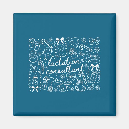 Aimant Groovy Coquette Lactation Consultant Breastfeeding (Devant)