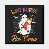 Aimant Groovy L&d Nurse Boo Crew Ghost Halloween Moth (Devant)