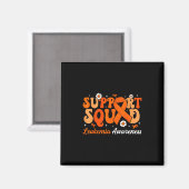 Aimant Groovy Support Squad Mois de sensibilisation à la (Recto/Verso)