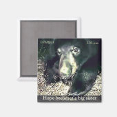 Aimant Gros amour de Soeur (Recto/Verso)