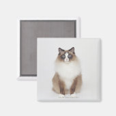 Aimant Gros chat Furry (Recto/Verso)