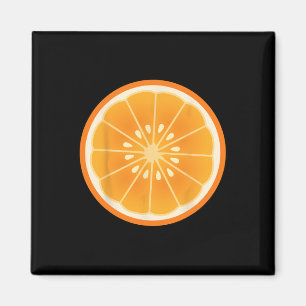 Aimant Gros Costume en tranches d'orange mignonne Fruit f