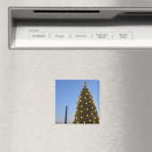 Aimant Gros et petits arbres de Noël II Vacances à DC (In Situ (Lave-vaisselle))