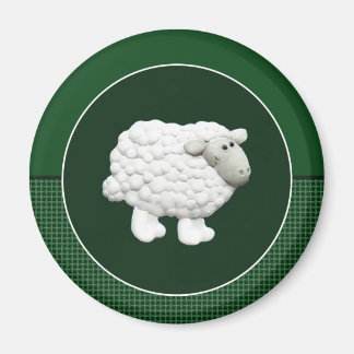 Aimant Gros mouton blanc