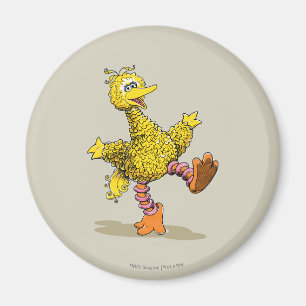 Aimant Gros oiseau d'art rétro