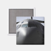 Aimant Gros plan de l'avant d'un C-17 Globemaster III (Recto/Verso)