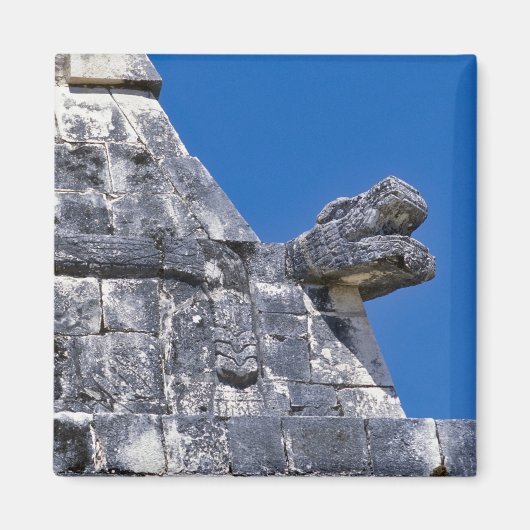 Aimant Gros plan de pierres faisant un Mayan antique (Devant)