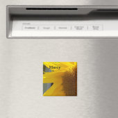 Aimant Gros plan de tournesol jaune (In Situ (Lave-vaisselle))