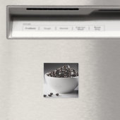 Aimant Gros plan d'un bol rempli de grains de café (In Situ (Lave-vaisselle))